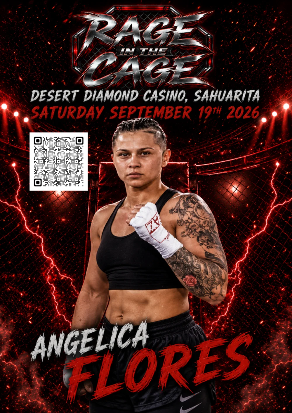 Angelica Flores - Rage in the Cage September 19, 2026