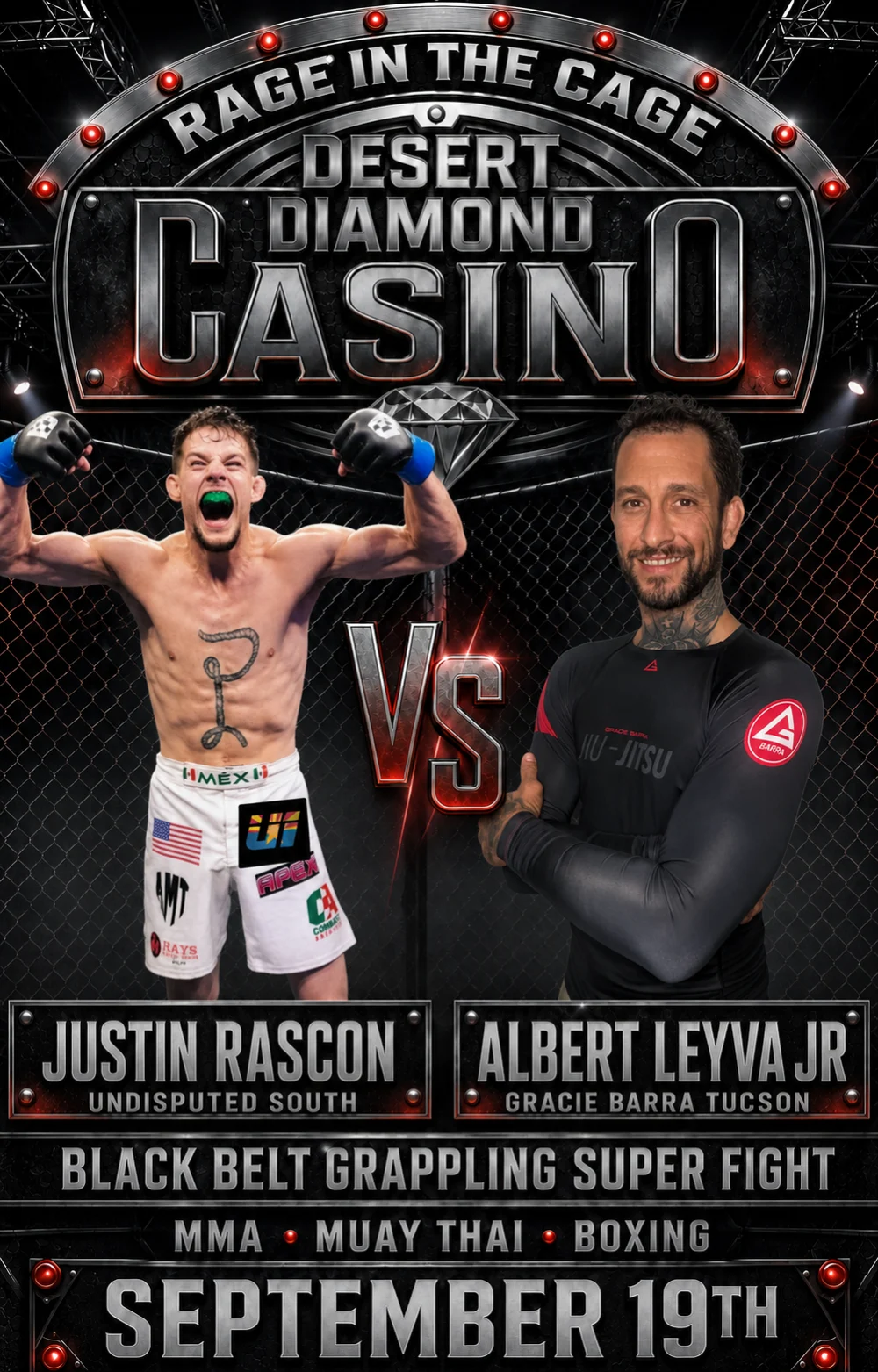 Justin Rascon vs Albert Leyva Jr.