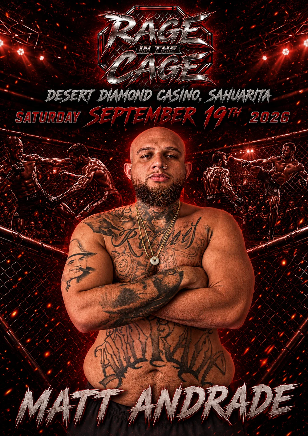 Matt Andrade - Rage in the Cage September 19, 2026