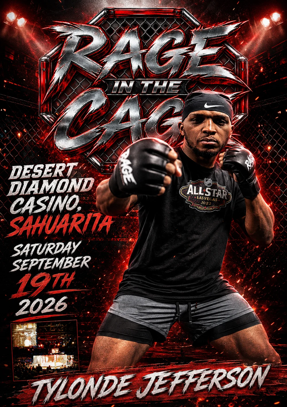 Tylonde Jefferson - Rage in the Cage September 19, 2026